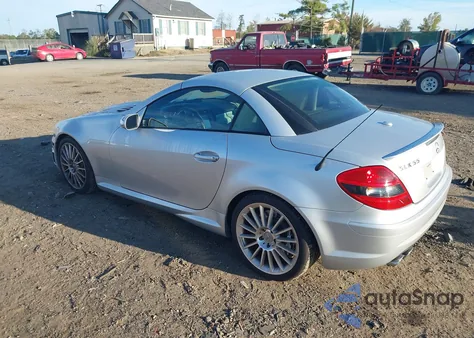 2007 Mercedes-Benz Slk 55 Amg из США, поврежденный, VIN WDBWK73F47F158263